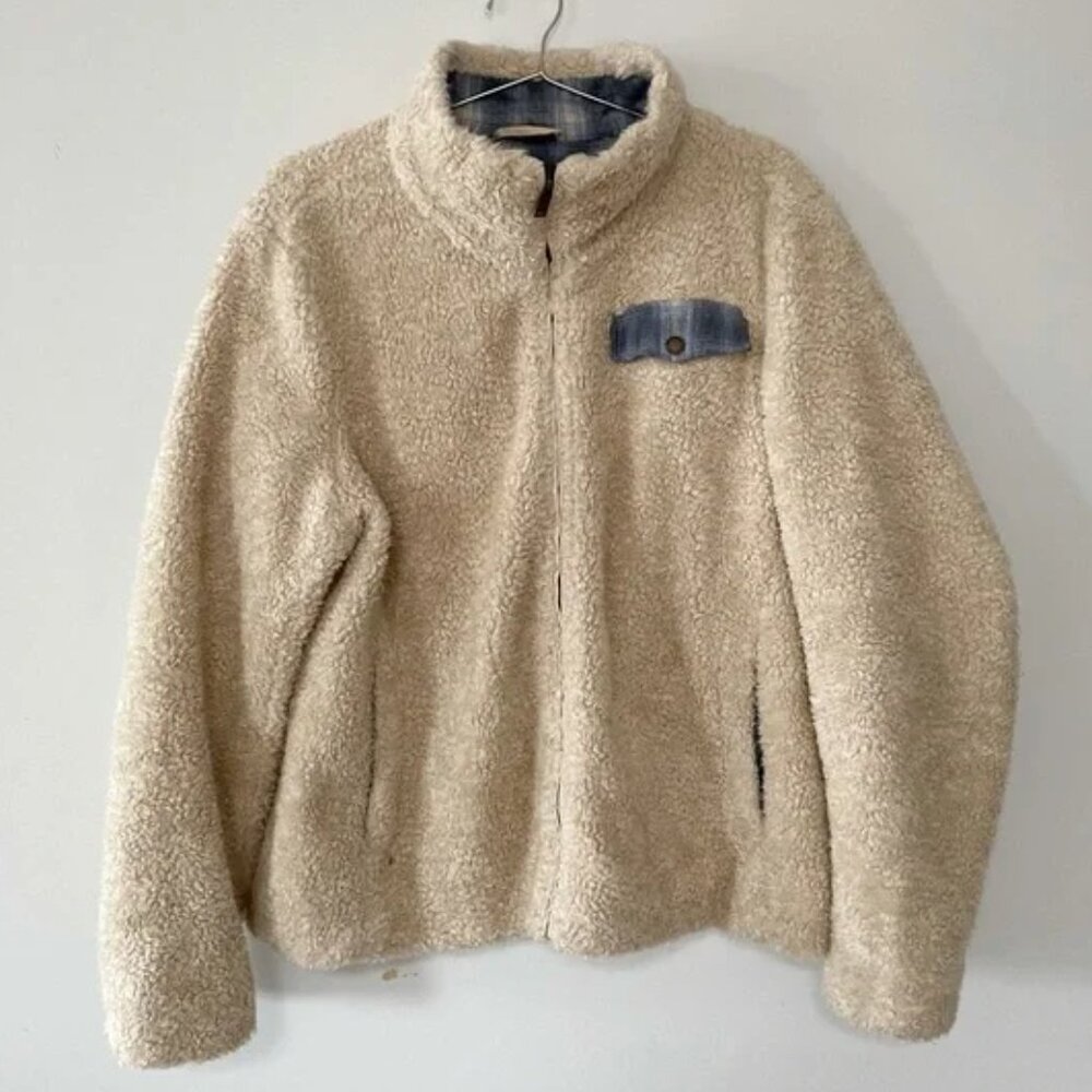 Ladies PENDLETON Teddy Jacket with Plaid Accents